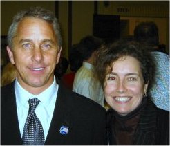 Mikki with Greg LeMond